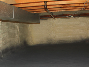 crawl space spray insulation for Virginia